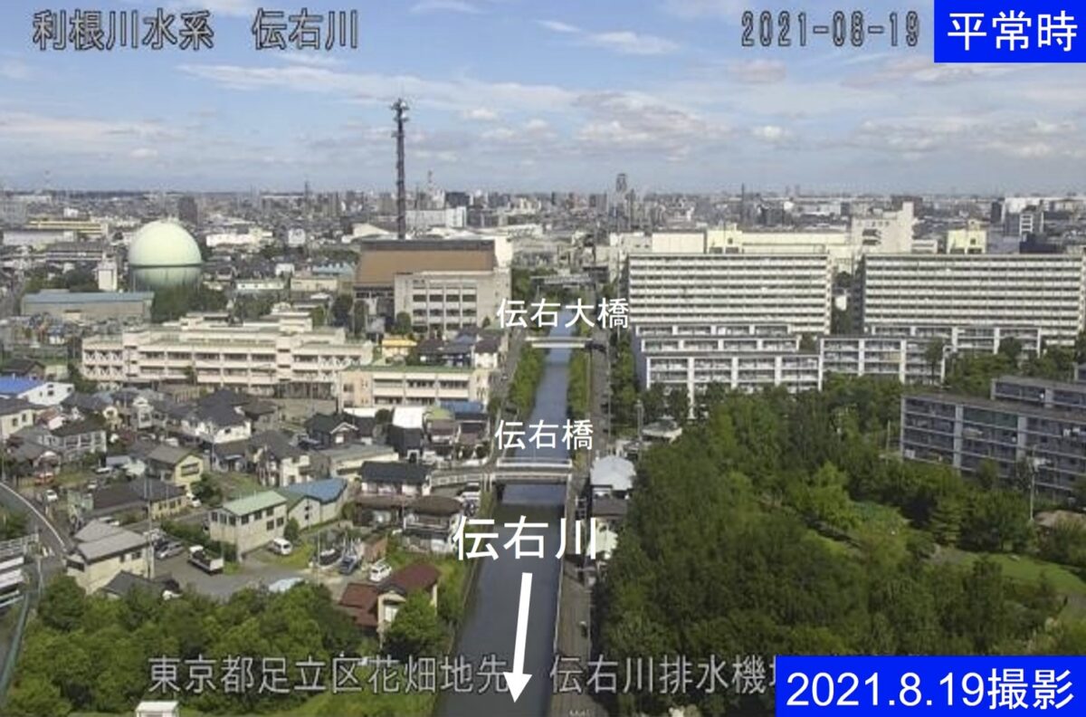 東京都足立区のライブカメラ一覧・雨雲レーダー・天気予報