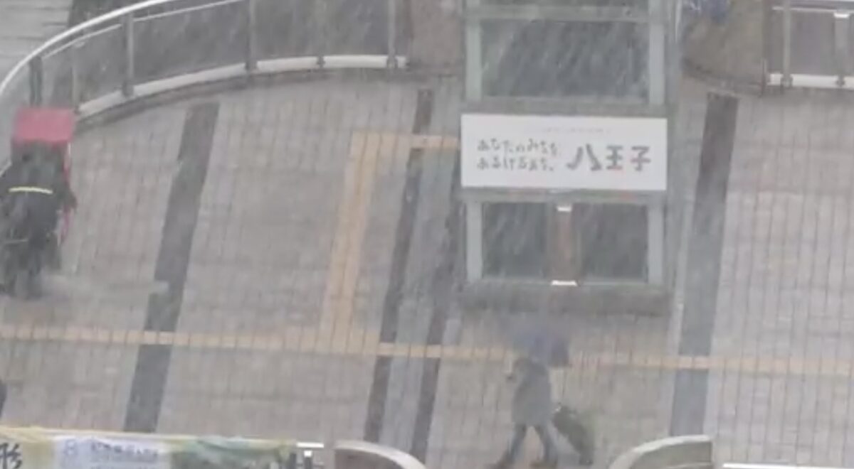 停止中：関東北部で雪 東京多摩地方などでも積もるおそれ ライブカメラ(NHK)/関東北部・東京多摩地方