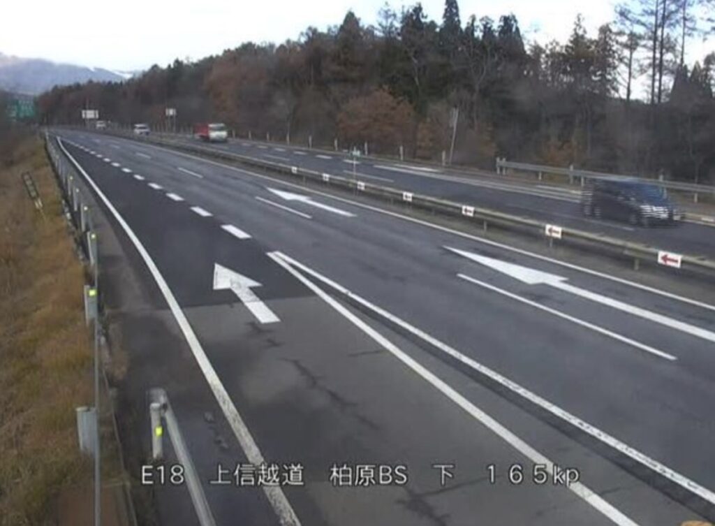上信越道・信濃町IC ライブカメラ/長野県信濃町