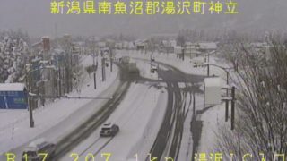 国道8号・17号・116号 ライブカメラ（雪道情報）と雨雲レーダー/新潟県