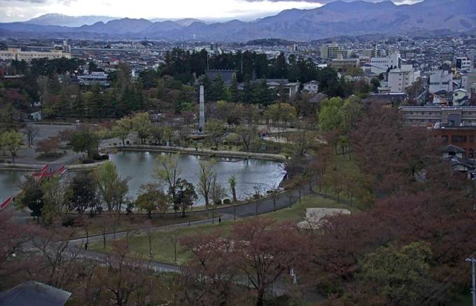 桜の開花時期限定：開成山公園ライブカメラ/福島県郡山市
