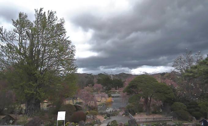 四季の里 緑水苑ライブカメラと雨雲レーダー/福島県郡山市