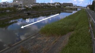 坂川・左岸1.5kライブカメラと雨雲レーダー/千葉県松戸市新松戸