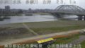 多摩川 ライブカメラ（小田急線橋梁上流）と雨雲レーダー/東京都狛江市