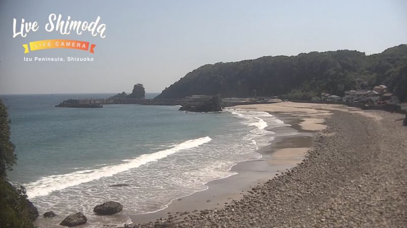 田牛海水浴場 田牛ビーチ ライブカメラと雨雲レーダー 静岡県下田市 ライブカメラ検索マップ