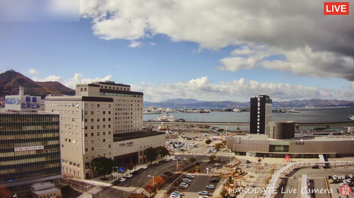 北海道函館市のライブカメラ一覧・雨雲レーダー・天気予報