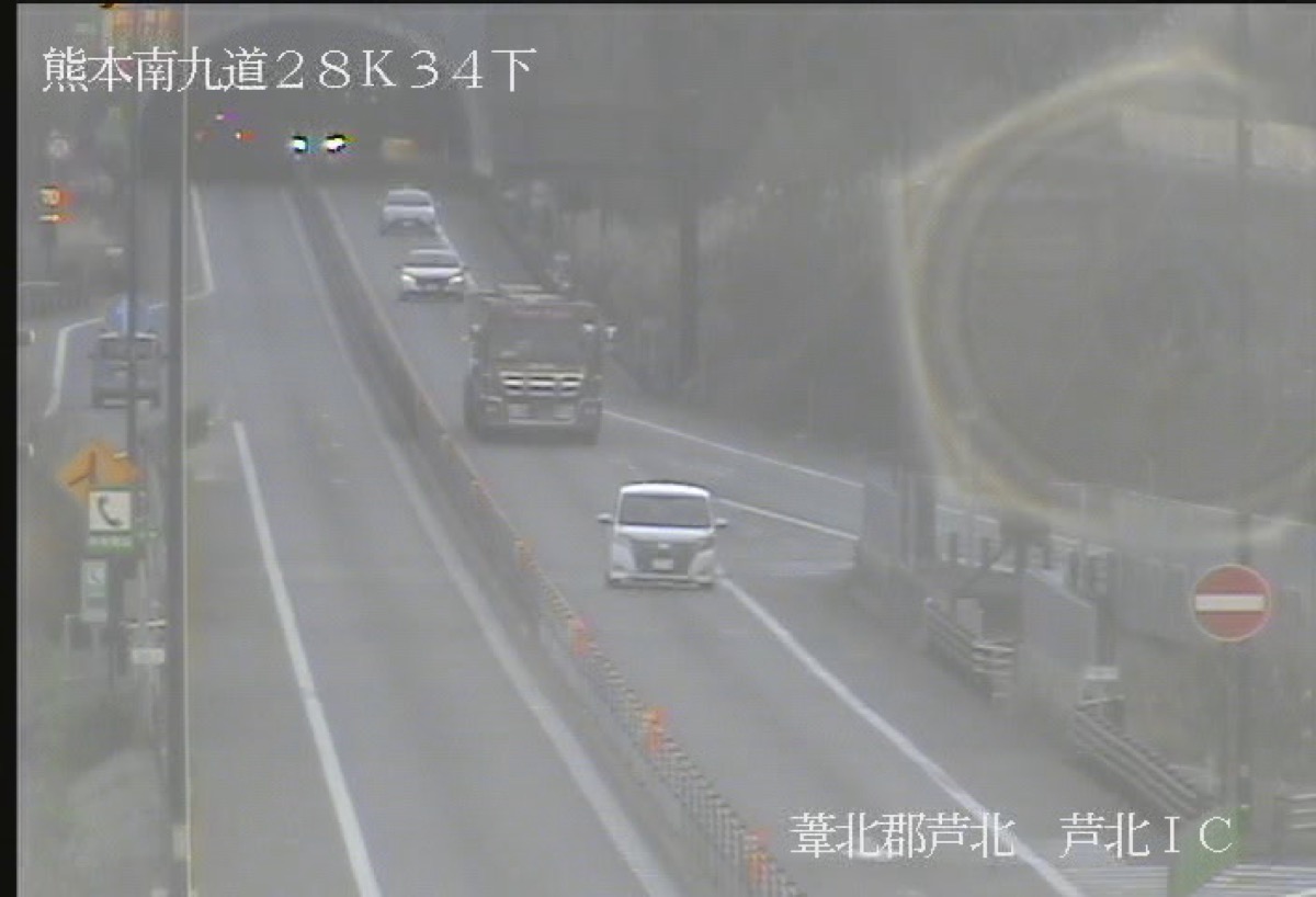 E3A南九州自動車道・芦北インターチェンジ ライブカメラ/熊本県芦北町