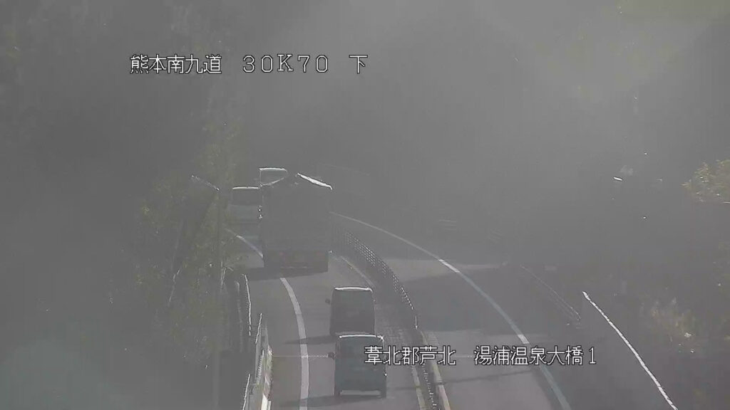 E3A南九州自動車道・湯浦温泉大橋 ライブカメラ/熊本県芦北町