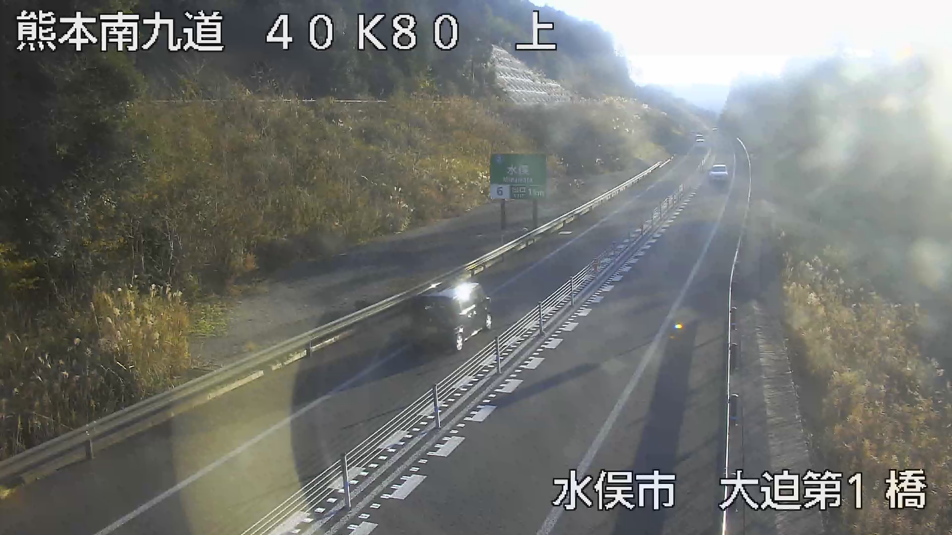 E3A南九州自動車道・大迫第1橋 ライブカメラ/熊本県水俣市