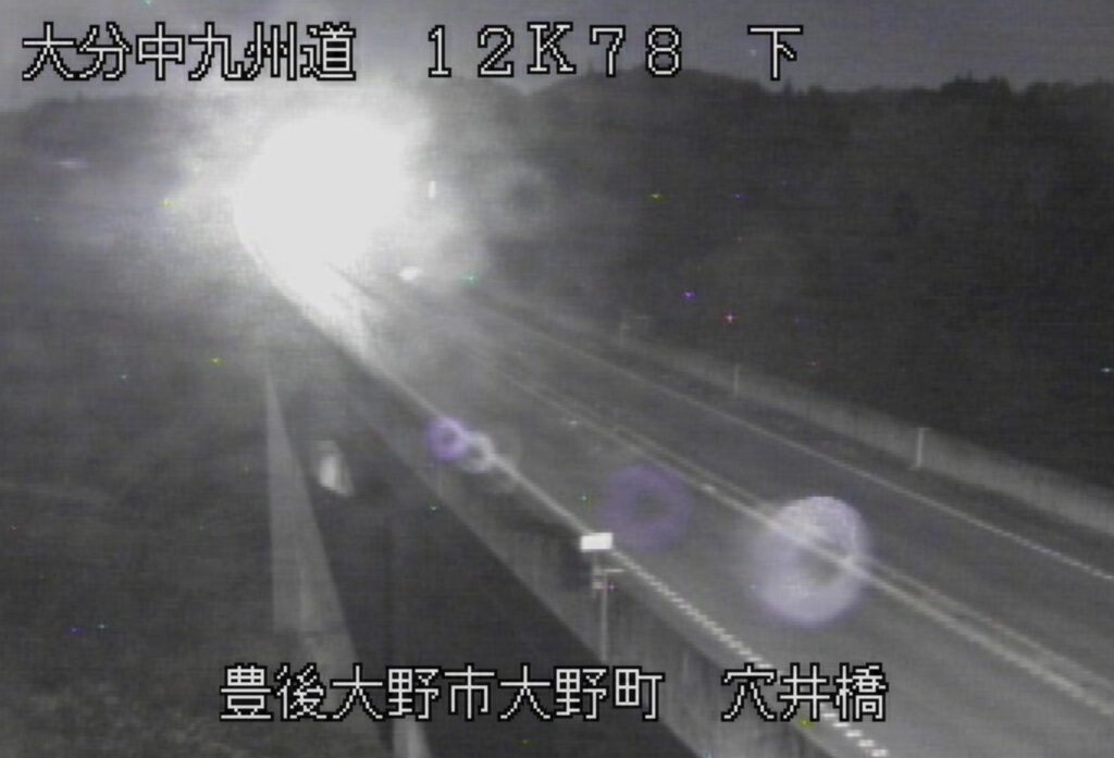 中九州横断道路・穴井橋 ライブカメラ/大分県豊後大野市