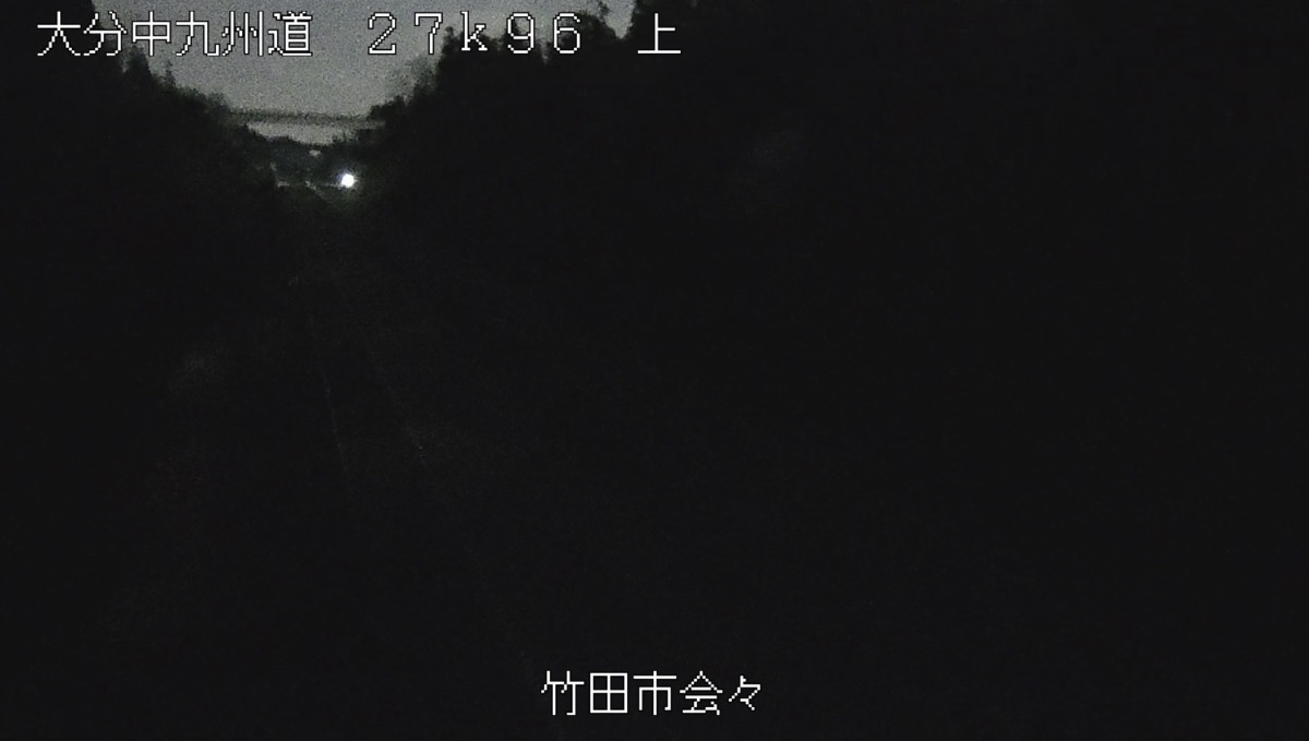 中九州横断道路・竹田市会々 ライブカメラ/大分県竹田市