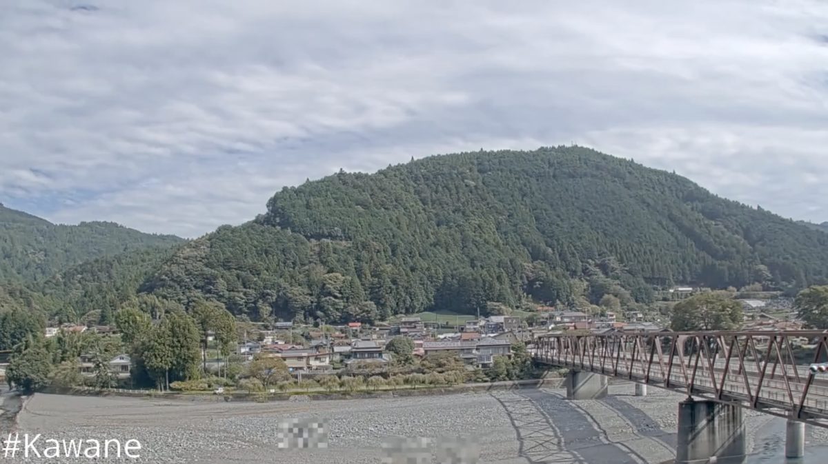 大井川 ライブカメラ（川根大橋）と雨雲レーダー/静岡県川根本町