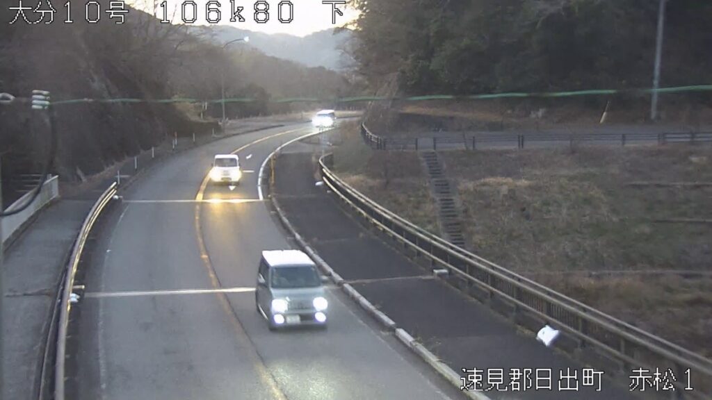 国道10号・赤松1 ライブカメラ/大分県日出町