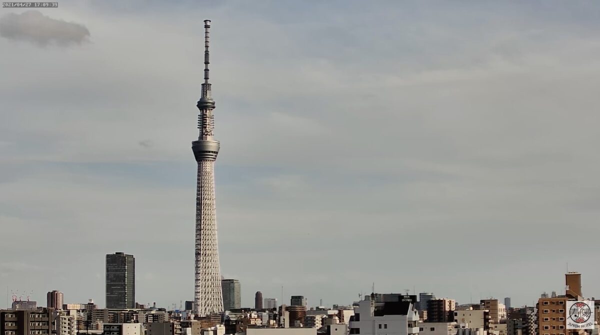 スカイツリー ライブカメラと雨雲レーダー/東京都台東区