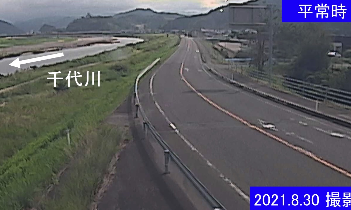 千代川・14.6km左岸 ライブカメラと雨雲レーダー/鳥取県鳥取市