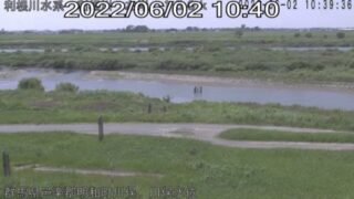利根川・川俣水位 ライブカメラと雨雲レーダー/群馬県明和町