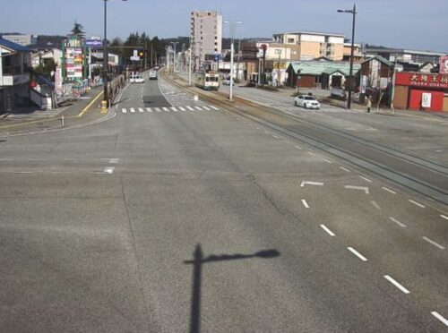 富山県道44号富山高岡線・五福 ライブカメラと雨雲レーダー/富山県富山市
