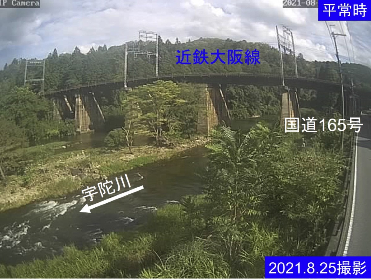 宇陀川・室生三本松1 ライブカメラ/奈良県宇陀市