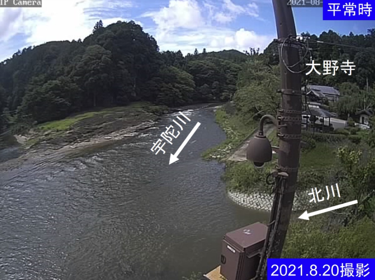 宇陀川・室生大野1 ライブカメラ/奈良県宇陀市