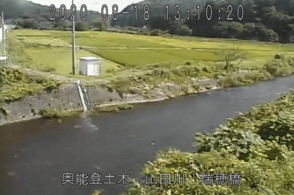 山田川・瑞穂橋 ライブカメラ/石川県能登町