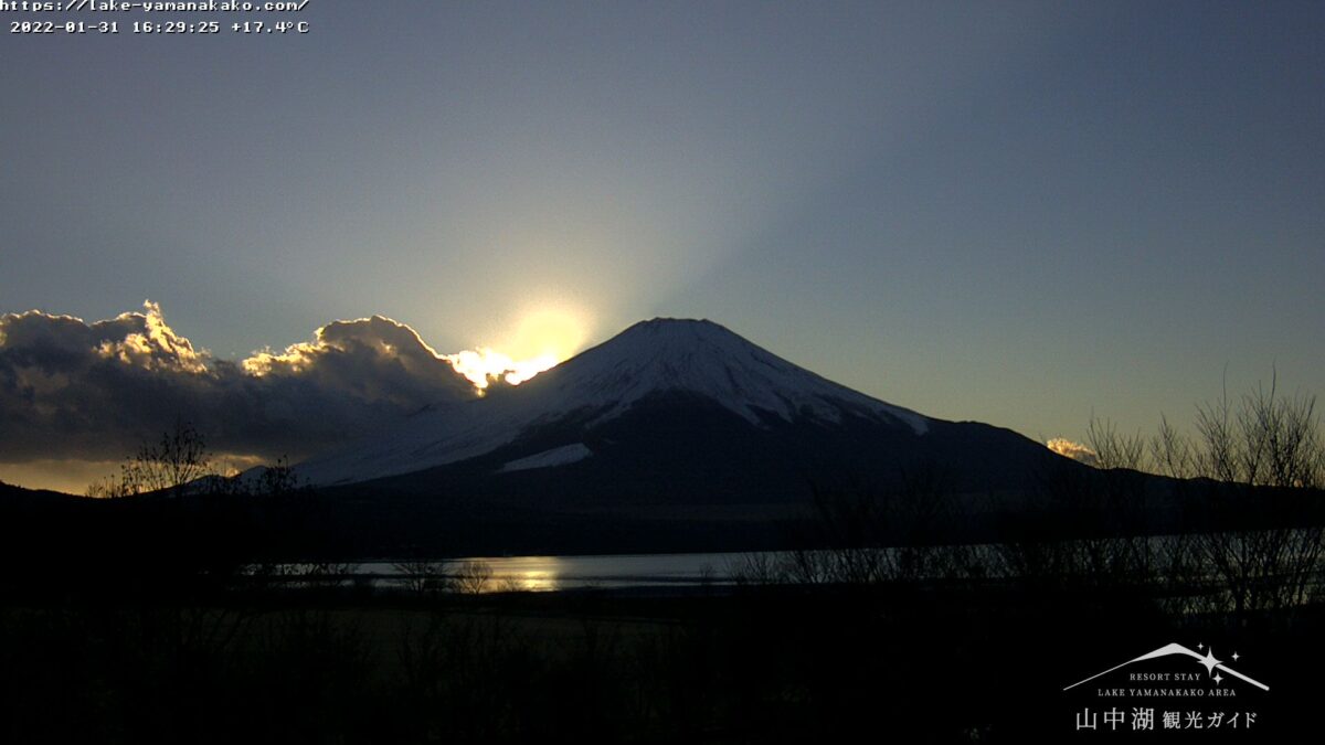 富士山・山中湖 ライブカメラと雨雲レーダー/山梨県山中湖村